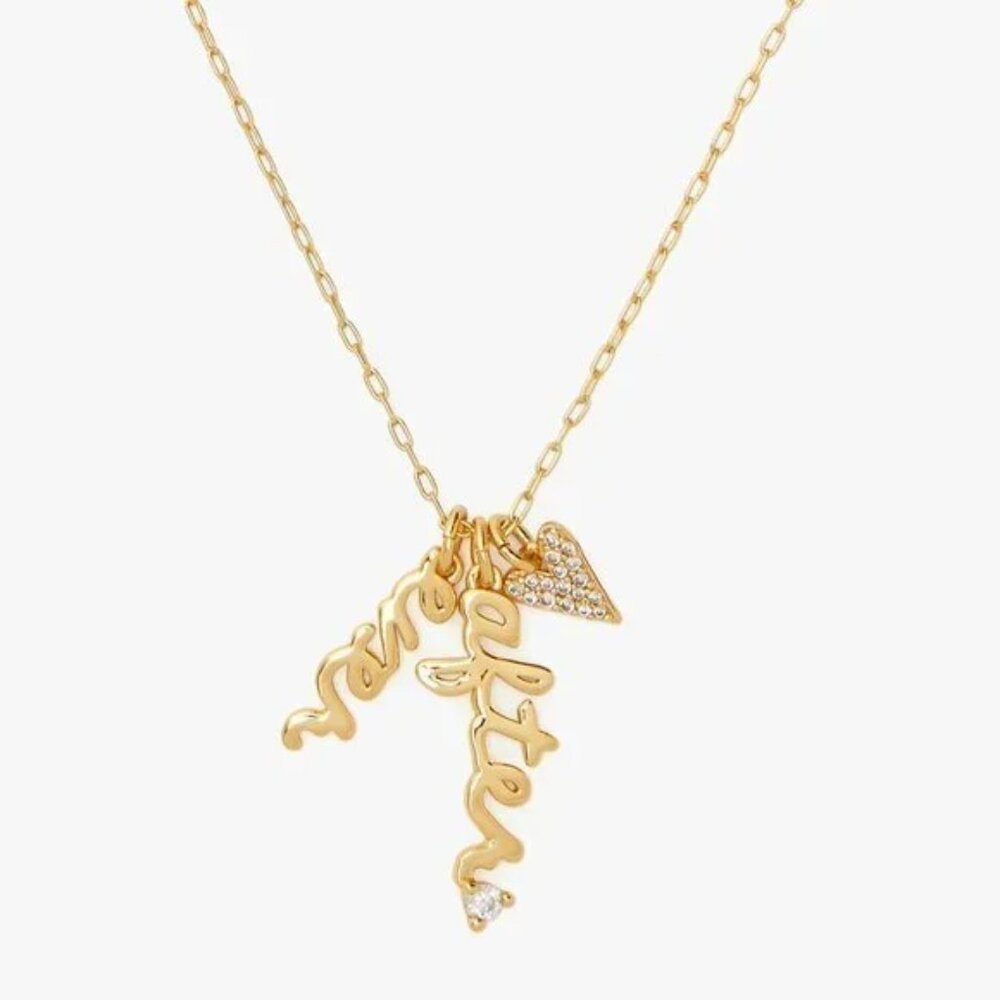 Kate Spade Say Yes Ever After Charm Necklace